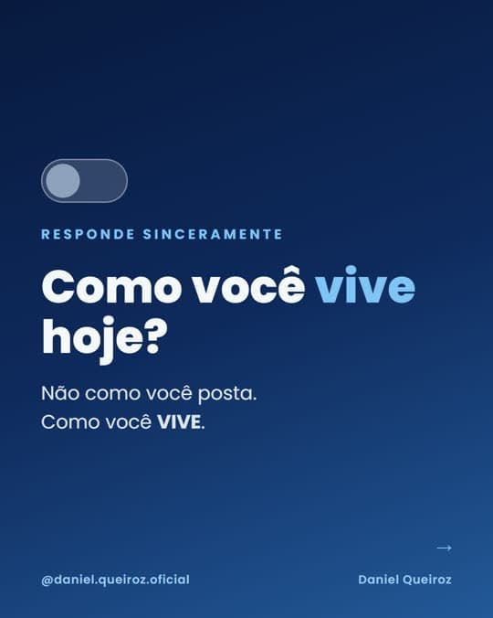 Capa de carrossel produzido para Daniel Queiroz
